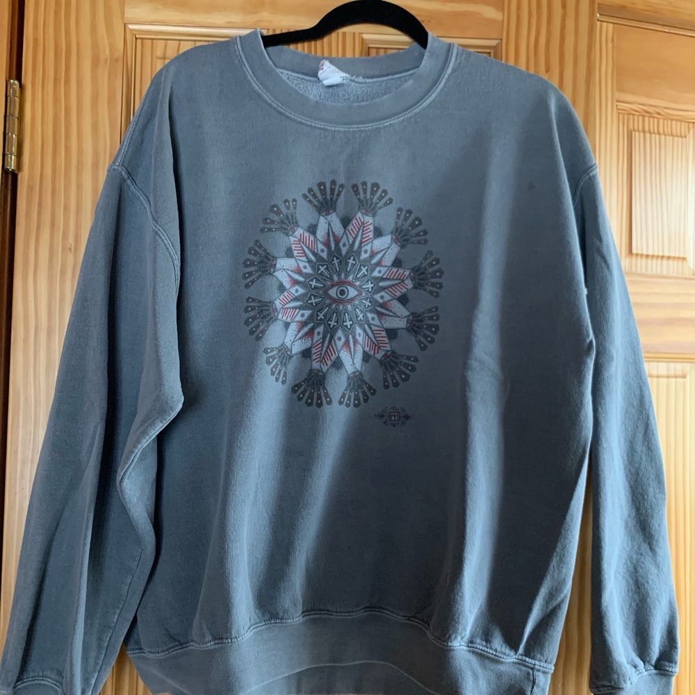 Obey Gray Graphic Sweatshirt